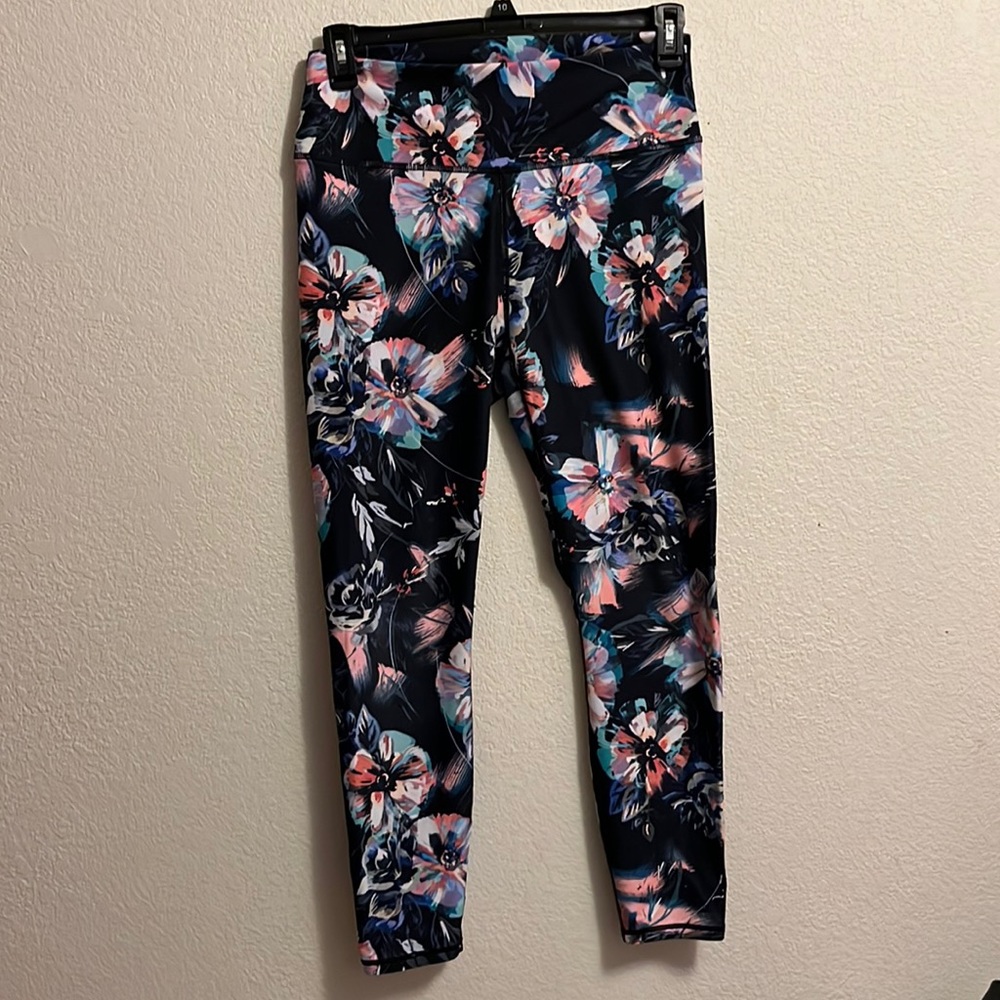 Fabletics Floral Leggings, High Rise
